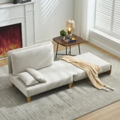 TiramisuBest 3-in-1 Convertible Sleeper,Foldable Sofa Bed Recliner With Three Pillows For Small Spaces -Baxton Studio Sale Shop GUEST c81ca0ee 44f4 4160 a7d7 61c0876f33fa