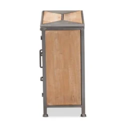 Laurel Wood 3 Drawer Cabinet Gray/Brown - Baxton Studio -Baxton Studio Sale Shop GUEST c8e4ff6e da59 4e17 aa23 d4a3b7e77fdc