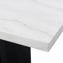 Willow Marble Counter Height Dining White - Picket House Furnishings -Baxton Studio Sale Shop GUEST c9128c94 501c 4965 bc7f f60704b97845