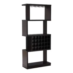 Robin Contemporary 4 Tier Wine Stand - MiBasics -Baxton Studio Sale Shop GUEST cae64e10 869f 4ea7 9dad 8d3ecc1ba87a