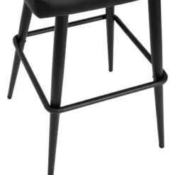 Merrick Lane Set Of 2 Modern Armless Barstools With Contoured Backs, Steel Frames, And Integrated Footrests -Baxton Studio Sale Shop GUEST cb2a9d85 a662 4290 8531 ab89ecac9d0b
