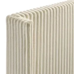 Roundhill Furniture Mavela Wide-wale Corduroy Upholstery Panel Bed With 2 Nightstands -Baxton Studio Sale Shop GUEST cba098d3 a3f4 4a83 96b1 757c2429b346