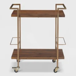 Maxwell Bar Cart Gold - Finch -Baxton Studio Sale Shop GUEST cbf104d8 b5a2 49cb b01b 5b0493f9d519
