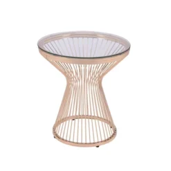 Poppy Round End Table - Picket House Furnishings -Baxton Studio Sale Shop GUEST cc652483 db61 489e 87fa 0504cd7beeeb