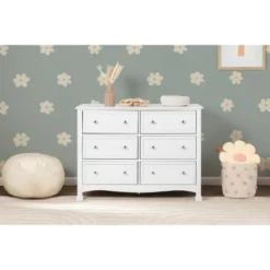 DaVinci Kalani 6 Drawer Double Wide Dresser -Baxton Studio Sale Shop GUEST cc99c7d6 ad9c 4575 aff5 08501cc98b5b