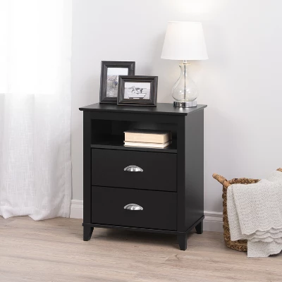 Yaletown 2 - Drawer Tall Nightstand - Prepac 5 Yaletown 2 - Drawer Tall Nightstand - Prepac - Image 5