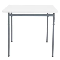 Peakform Multipurpose Banquet Squared Table Lightweight Folding Durable Desk With Secure Base For Indoor And Outdoor Events, 34 Inch, White 9 Peakform Multipurpose Banquet Squared Table Lightweight Folding Durable Desk With Secure Base For Indoor And Outdoor Events, 34 Inch, White -Baxton Studio Sale Shop GUEST ccda0bd2 2bad 48c1 a690 dcd86b21e1a2