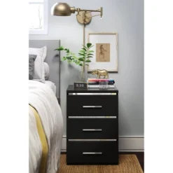 Belmont 3 Drawer Nightstand - Finch