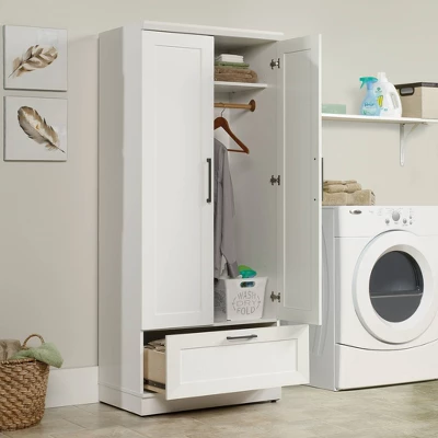Homeplus Wardrobe Soft White - Sauder 3 Homeplus Wardrobe Soft White - Sauder - Image 3
