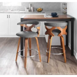 Set Of 2 Gardenia Upholstered Counter Height Barstools - Lumisource 24 Set Of 2 Gardenia Upholstered Counter Height Barstools - Lumisource -Baxton Studio Sale Shop GUEST cd827602 1e4b 4537 8d17 ac4916e6cfd0