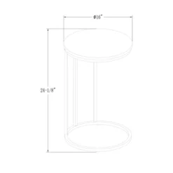 24" Modern Glam Round C Table Faux White Marble/Gold - Saracina Home 7 24" Modern Glam Round C Table Faux White Marble/Gold - Saracina Home -Baxton Studio Sale Shop GUEST cd9c2a2e f5ac 47ff b510 437aa7f790be