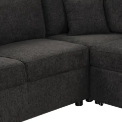 NicBex Modern 108.6" Pull Out Sofa Bed Chenille Convertible Sleeper Sofa With USB Ports And Storage Chaise For Living Room 9 NicBex Modern 108.6" Pull Out Sofa Bed Chenille Convertible Sleeper Sofa With USB Ports And Storage Chaise For Living Room -Baxton Studio Sale Shop GUEST ce97ee30 714f 4868 86ef 884a920fafd8