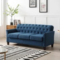 Hilda 73"Wide Living Room Sofa With Flared Arms | ARTFUL LIVING DESIGN 22 Hilda 73"Wide Living Room Sofa With Flared Arms | ARTFUL LIVING DESIGN -Baxton Studio Sale Shop GUEST cea0078b 075d 40d7 b519 cc022f239c78