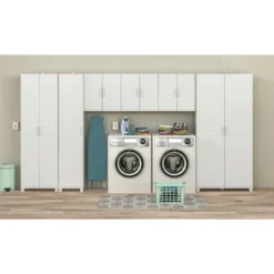 16" Welby Utility Storage Cabinet White - Room & Joy -Baxton Studio Sale Shop GUEST ced9c787 8f86 42c1 889f da7660068fb0