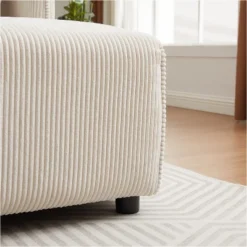 106"W Modular Combination Style Sofa, Modern Minimalist Corduroy Sofa With 2 Comfort Pillows And USB & C Charging Ports 4S - ModernLuxe 26 106"W Modular Combination Style Sofa, Modern Minimalist Corduroy Sofa With 2 Comfort Pillows And USB & C Charging Ports 4S - ModernLuxe -Baxton Studio Sale Shop GUEST cefad270 bbb2 4be4 862e 9e510a888bd9