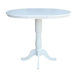 36" Kyle Round Top Pedestal Table With 12" Drop Leaf White - International Concepts 15 36" Kyle Round Top Pedestal Table With 12" Drop Leaf White - International Concepts -Baxton Studio Sale Shop GUEST cf8dfd0f d129 4385 b59e 1864b6be5020