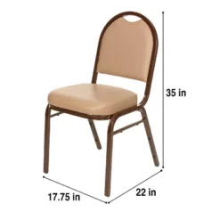 2pk Premium Vinyl Upholstered Stack Chair - Hampden Furnishings -Baxton Studio Sale Shop GUEST d0c8669e 266e 497d 95e5 68c096e38e1e