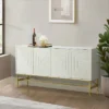 Uirich 65'' Wide Modern Sideboard Storage Cabinet With Adjustable Shelves| KARAT HOME