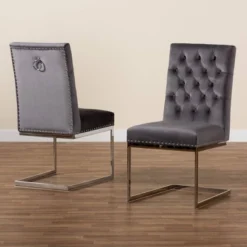 2pc Sherine Velvet Fabric And Metal Dining Chair Set - Baxton Studio 17 2pc Sherine Velvet Fabric And Metal Dining Chair Set - Baxton Studio -Baxton Studio Sale Shop GUEST d180f681 649d 4be3 9e7b db8cef9311e6