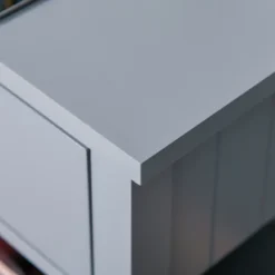 HOMCOM Modern Style Nightstand, Side Table With Drawer And Storage Shelf For Bedroom, Or Living Room, Gray 13 HOMCOM Modern Style Nightstand, Side Table With Drawer And Storage Shelf For Bedroom, Or Living Room, Gray -Baxton Studio Sale Shop GUEST d19d228c e25d 40cd 8b9e 9472f01bdf08