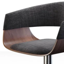 Calina Adjustable Swivel Barstool Charcoal Gray - WyndenHall 10 Calina Adjustable Swivel Barstool Charcoal Gray - WyndenHall -Baxton Studio Sale Shop GUEST d1c3e289 f3db 4896 b4cc e4a08b6220f5