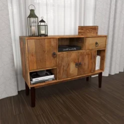 Modern Mango Wood Buffet Brown - Olivia & May -Baxton Studio Sale Shop GUEST d1c4fd82 7cb5 400e ae48 e49c1a5afbc2