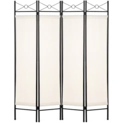 Best Choice Products 6ft 4-Panel Folding Privacy Screen Room Divider Decoration Accent W/ Steel Frame 14 Best Choice Products 6ft 4-Panel Folding Privacy Screen Room Divider Decoration Accent W/ Steel Frame -Baxton Studio Sale Shop GUEST d26b34f4 7aaf 4ed9 9ddf 2d4ca9310af3