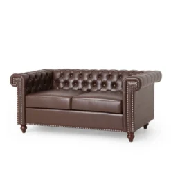 Brinkhaven Contemporary Button Tufted Loveseat With Nailhead Trim - Christopher Knight Home 17 Brinkhaven Contemporary Button Tufted Loveseat With Nailhead Trim - Christopher Knight Home -Baxton Studio Sale Shop GUEST d27c5270 4359 4fe7 b605 08079c52411b