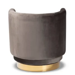 Saffi Velvet Upholstered Swivel Accent Chair - Baxton Studio -Baxton Studio Sale Shop GUEST d2a2519a 273e 4cc5 b63f e2fde82fe43b