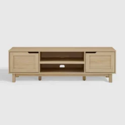 Modern Transitional 2 Door Storage TV Stand For TVs Up To 65" - Saracina Home -Baxton Studio Sale Shop GUEST d2d3142c 5fd8 4607 99f7 08a2d5149653