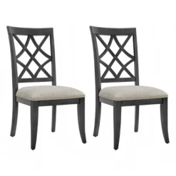 Wooden Dining Chairs Set Of 2,Retro Kitchen Dining Room Chairs With Curved Back,Upholstered Dining Chairs With Wooden Frame-Maison Boucle -Baxton Studio Sale Shop GUEST d2fe5701 8809 4fd7 a0df 02e3520e9e6d