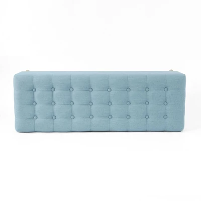 Modern Tufted Storage Bench - HomePop 5 Modern Tufted Storage Bench - HomePop - Image 5