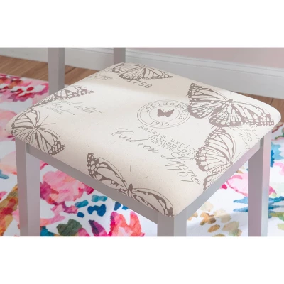 Butterfly Vanity And Stool - Linon 13 Butterfly Vanity And Stool - Linon - Image 13