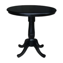 36" Round Top Pedestal Table Black - International Concepts -Baxton Studio Sale Shop GUEST d453c5c9 5e1a 4182 979c ea254de147c9