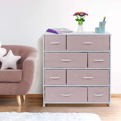 Sorbus Nightstand With Drawers For Home Bedroom Office And More Pink 1 Sorbus Nightstand With Drawers For Home Bedroom Office And More Pink