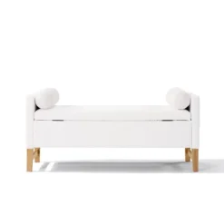 Christopher Knight Home Escoffier Modern Boucle Upholstered Storage Ottoman -Baxton Studio Sale Shop GUEST d4f3ac95 6871 411a 8373 899683dd8867