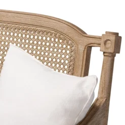 Clemence Upholstered Whitewashed Wood Sofa Loveseat Ivory/Oak - Baxton Studio -Baxton Studio Sale Shop GUEST d5094b83 6e98 452c bafd b0894ac79e7c