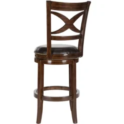 Santino Swivel Bar Stool - Safavieh -Baxton Studio Sale Shop GUEST d58a938a c290 49a3 96c8 fc0748d2bcbc
