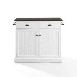Shoreline Kitchen Island White/Dark Brown - Crosley -Baxton Studio Sale Shop GUEST d5e2458c 0022 4fb3 b5cc 799eac1b0709