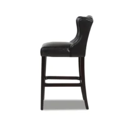Jennifer Taylor Home Richmond 30" Armless Wingback Tufted Bar Stool