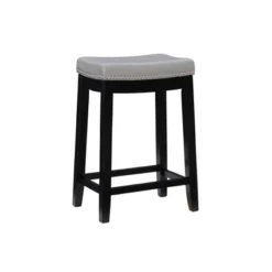 Claridge Leather Saddle Counter Height Barstool - Linon 36 Claridge Leather Saddle Counter Height Barstool - Linon -Baxton Studio Sale Shop GUEST d6019546 5168 444d 9a0c 891a49b1ffbb