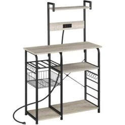 Yaheetech 4-Tier 55" Kitchen Baker's Rack With Power Outlet -Baxton Studio Sale Shop GUEST d695c0ac d2f5 4720 82c4 59d43b2568d3