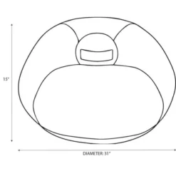 Canvas Kids' Bean Bag Navy - Pillowfort™ -Baxton Studio Sale Shop GUEST d6c9190f e60e 4413 9358 af1a54732d28 1