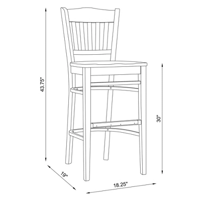Set Of 2 Maryah Barstools - Linon 9 Set Of 2 Maryah Barstools - Linon - Image 9