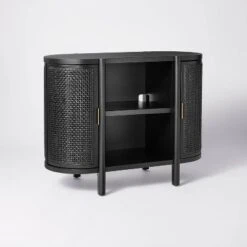 Portola Hills Caned Door Console With Shelves - Threshold™ Designed With Studio McGee -Baxton Studio Sale Shop GUEST d8a3124a 3a6a 4b28 8cc4 73d0035a42d8