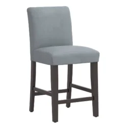 Hendrix Counter Height Barstool In Velvet - Skyline Furniture