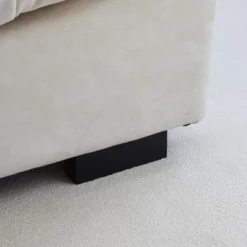 Cloud Modular Sectional Sofa,89inch Scrub Velvet Sofa Couch For Living Room,Curved Couch,Modern LoveSofa With 2 Pillows 3 Seater For Apartment -Baxton Studio Sale Shop GUEST d9defc8b 162a 433f 8c6d f674c40b2dba