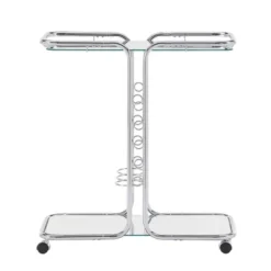Ripley Chrome Finish Bar Cart Silver - Inspire Q 8 Ripley Chrome Finish Bar Cart Silver - Inspire Q -Baxton Studio Sale Shop GUEST da116bde 55f1 44f3 b4d7 9acded38a76a