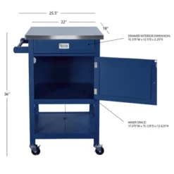 Sydney Apartment Kitchen Cart - Linon -Baxton Studio Sale Shop GUEST daa66c3d 231e 48e4 ace2 6c6f3e75dd37