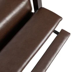 Fernhill Mid Century Modern Faux Leather Upholstered Pushback Recliner Dark Brown/Dark Espresso - Christopher Knight Home -Baxton Studio Sale Shop GUEST db4ed052 46c2 4118 8b15 3fb5f6b78036